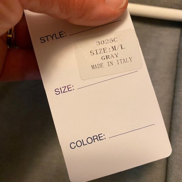 NWT Tempo Paris Zebra Lightweight Duster Topper Cardigan Hoodie Made in Italy L - Picture 7 of 7